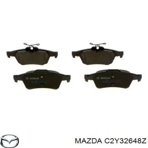 Колодки гальмові задні, дискові C2Y32648Z Mazda