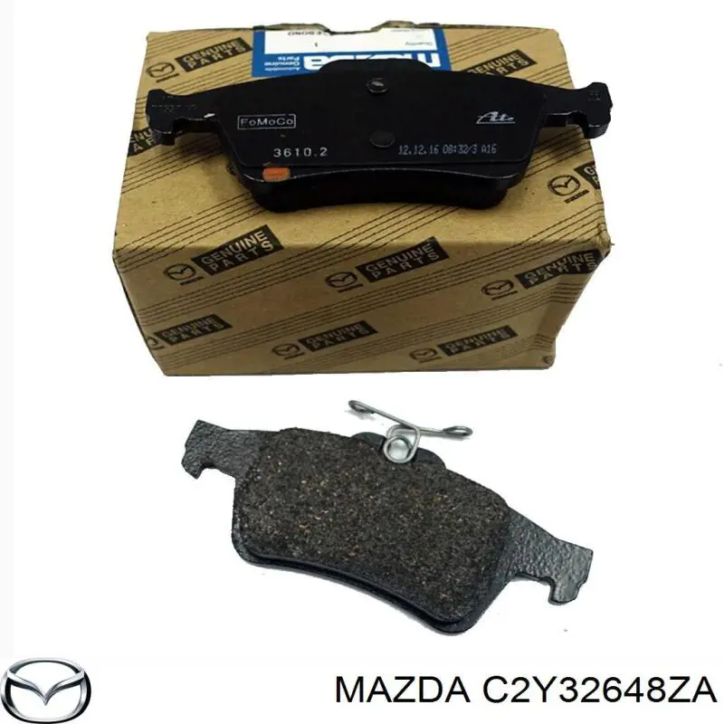 Купити C2Y32648ZA Mazda Задні колодки