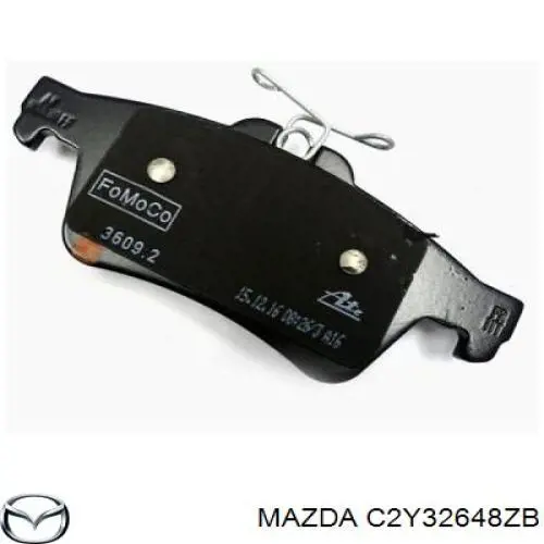 Купити C2Y32648ZB Mazda Задні колодки