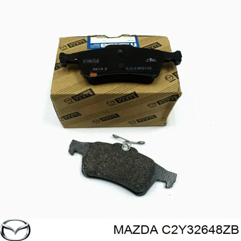 Задні гальмівні колодки C2Y32648ZB Mazda