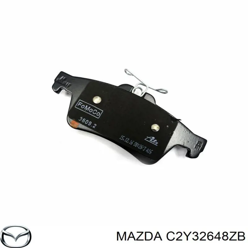 Колодки гальмові задні, дискові C2Y32648ZB Mazda