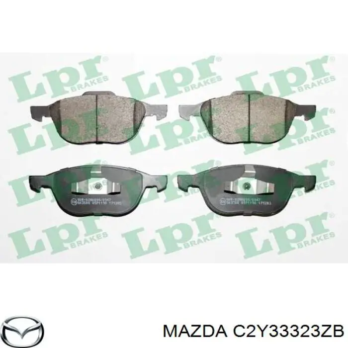Гальмівні колодки Mazda C2Y33323ZB ціна, від 22.44 USD