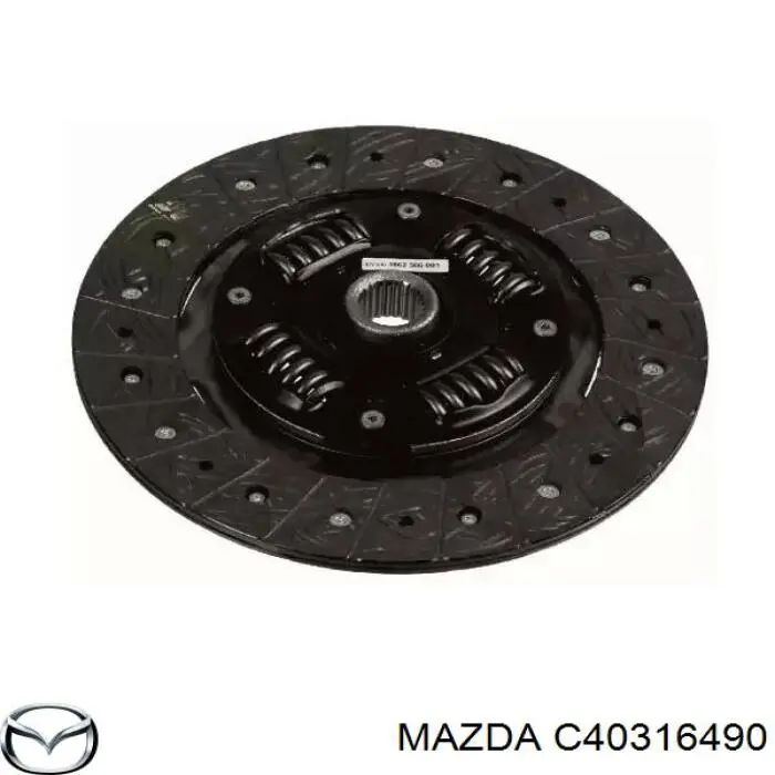 Комплект зчеплення (3 частини) C40316490 Mazda