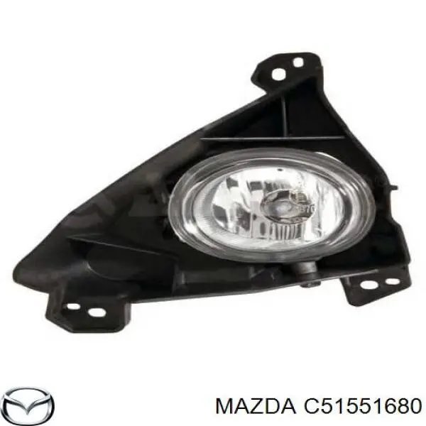C51551680 Mazda Фара протитуманна, права