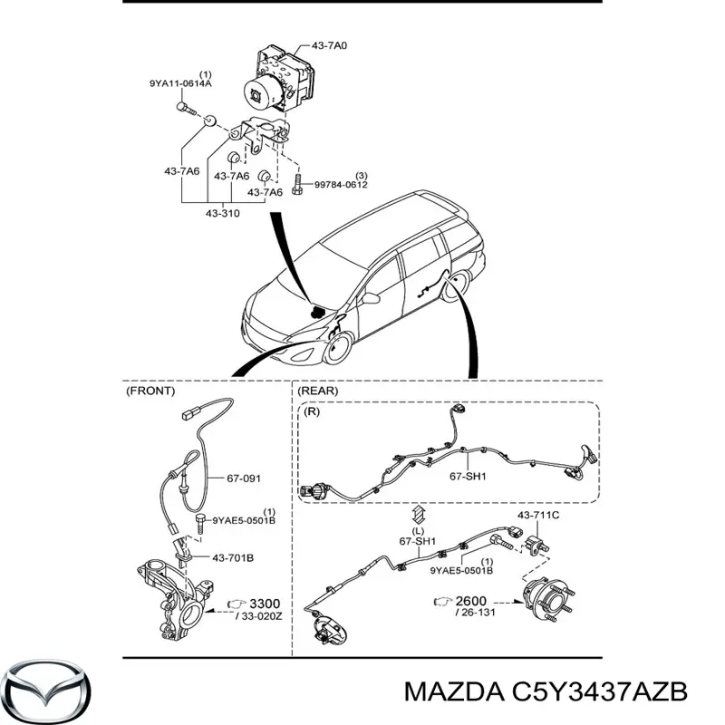  C5Y3437AZB Mazda