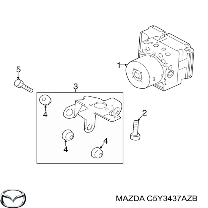 C5Y3437AZB Mazda 