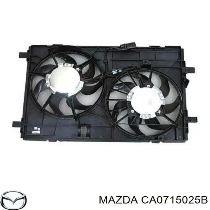 Вентилятор охолодження радіатора CA0715025A Mazda