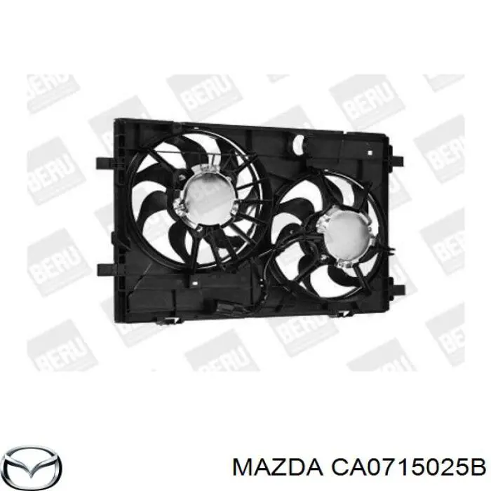 Вентилятор радіатора Mazda CA0715025A ціна, від 88.98 USD