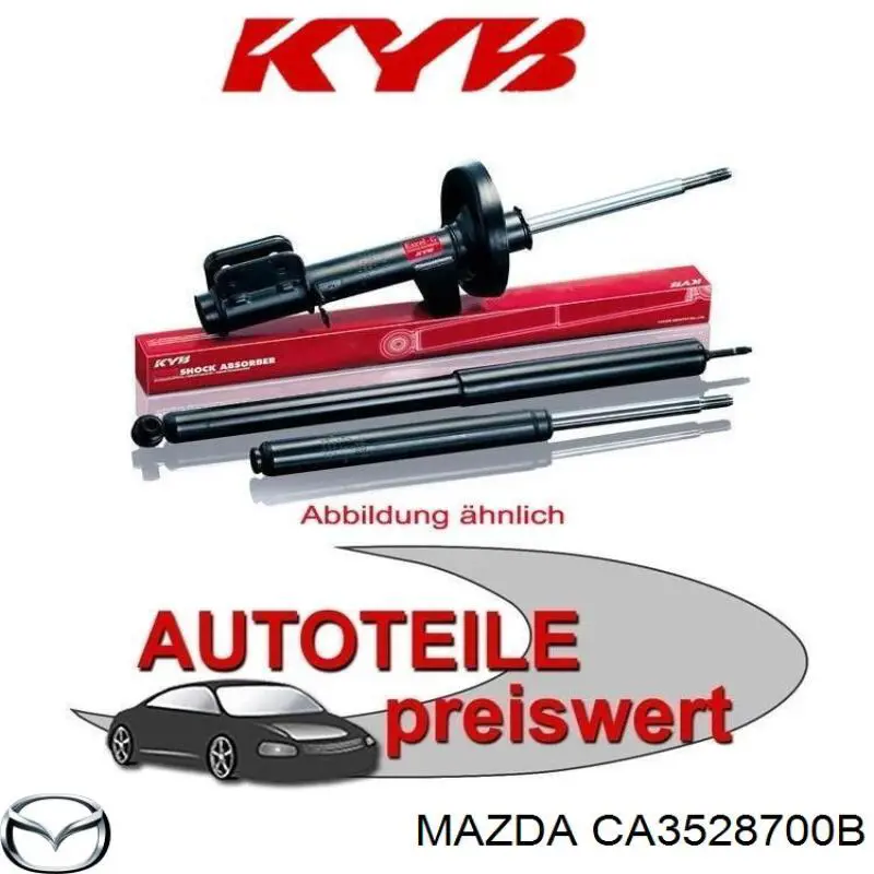 Амортизатор задній CA3528700B Mazda