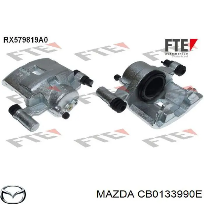 Супорт гальмівний передній лівий Mazda CB0133990E ціна, від 32.40 USD