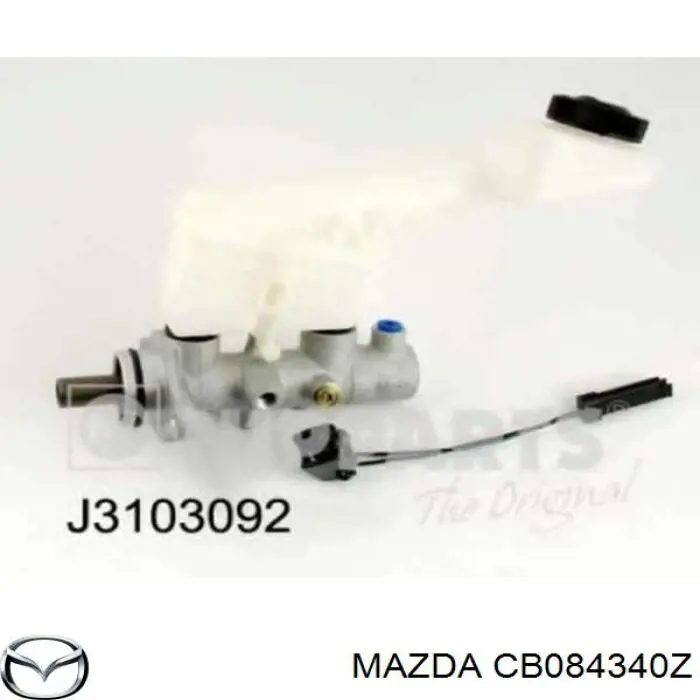 Циліндр головний гальма (Гідротормоз) Mazda CB084340Z ціна, від 31.89 USD