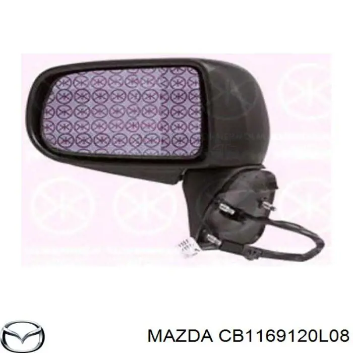 010089 Mazda Праве дзеркало заднього виду