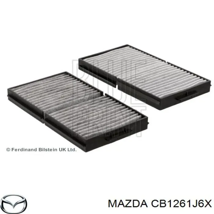 Фільтр повітряний обігрівача Mazda CB1261J6X ціна, від 6.27 USD