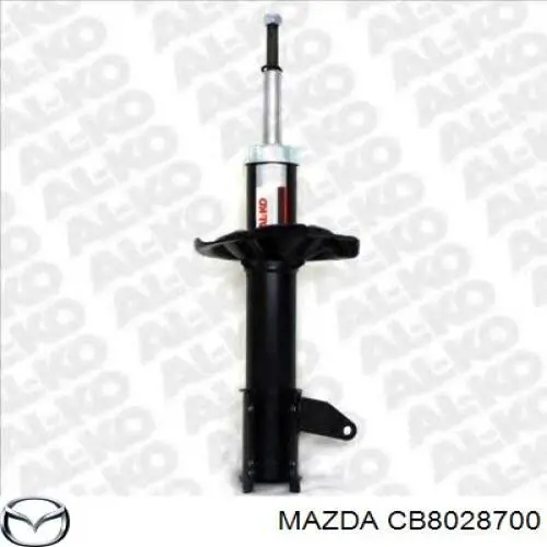 CB8028700 Mazda Амортизатор задній, правий