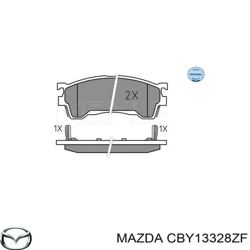 Купити CBY13328ZF Mazda Колодки гальмівні передні, дискові