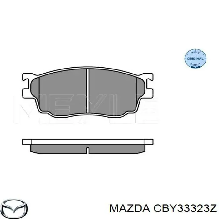 Купити CBY33323Z Mazda Колодки гальмівні передні, дискові