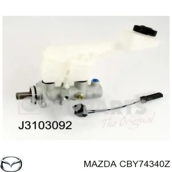 Циліндр головний гальма (Гідротормоз) Mazda CBY74340Z ціна, від 31.89 USD