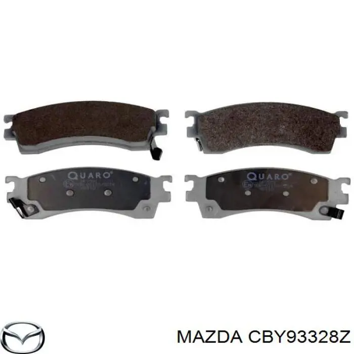 Колодки гальмівні передні, дискові CBY93328Z Mazda