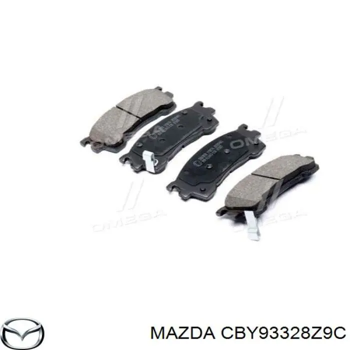 Гальмівні колодки Mazda CBY93328Z9C ціна, від 42.73 USD