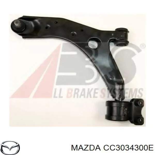 Важіль передньої підвіски нижній, правий Mazda CC3034300E ціна, від 40.85 USD