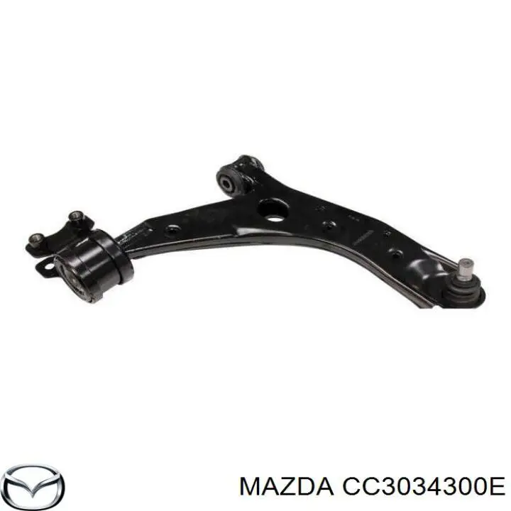 Важіль передньої підвіски нижній, правий Mazda CC3034300E ціна, від 40.85 USD