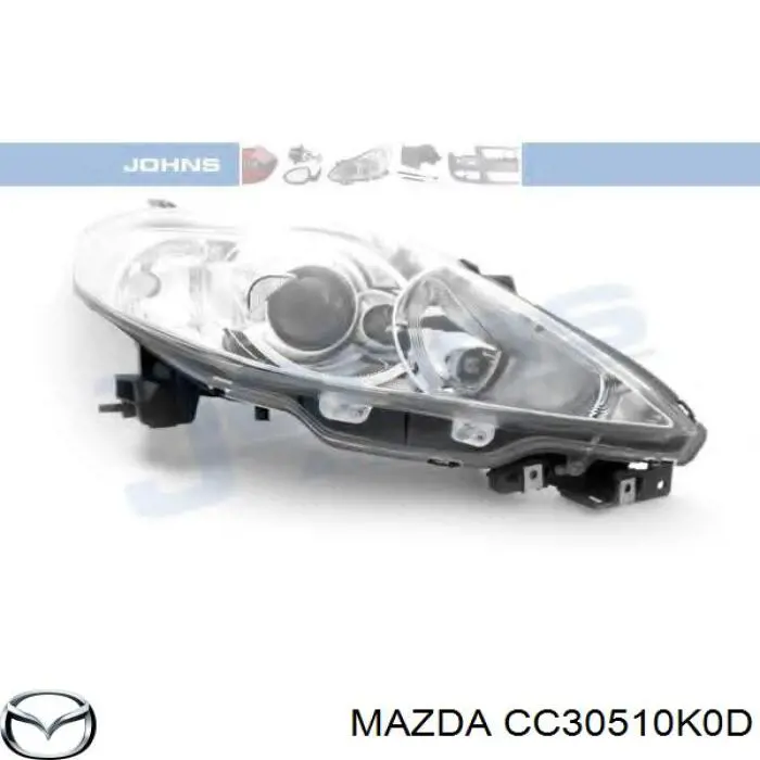 CC30510K0D Mazda фара права