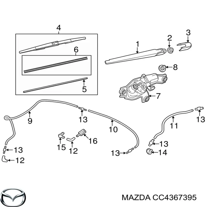  Mazda CC4367395 ціна, від 3.80 USD