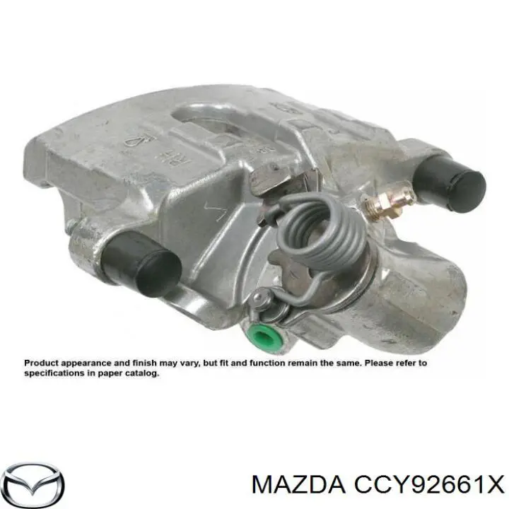CCY92661X Mazda супорт гальмівний задній правий