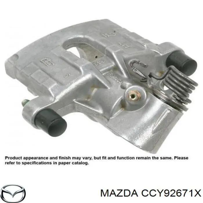 CCY92671X Mazda супорт гальмівний задній лівий