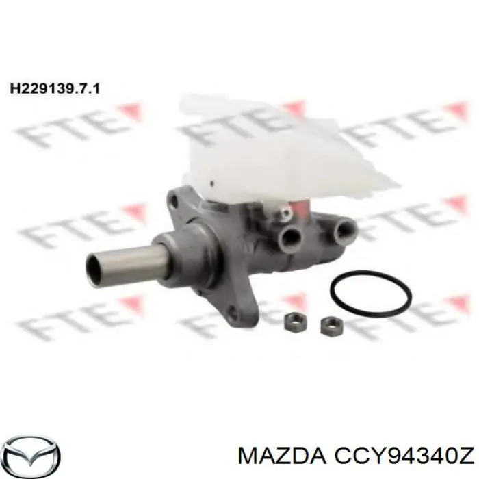 CCY94340Z Mazda циліндр гальмівний, головний