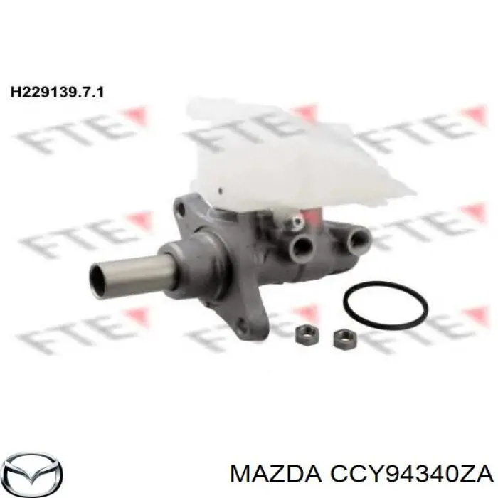 Купити CCY94340ZA Mazda Головний гальмівний циліндр