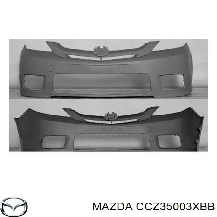 Бампер на авто Mazda CCZ35003XBB ціна, від 120.73 USD