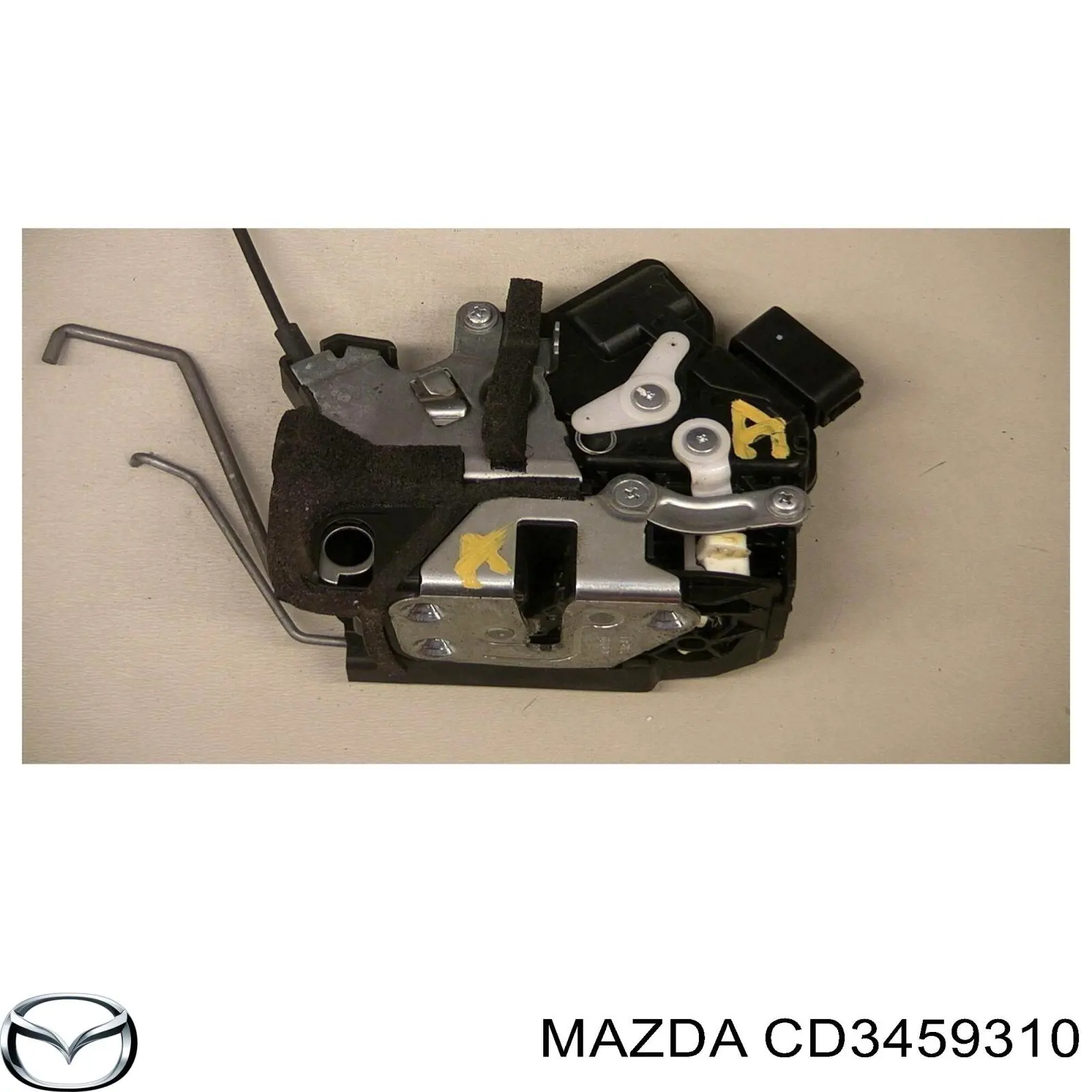 CD3459310 Mazda Замок водійських дверей