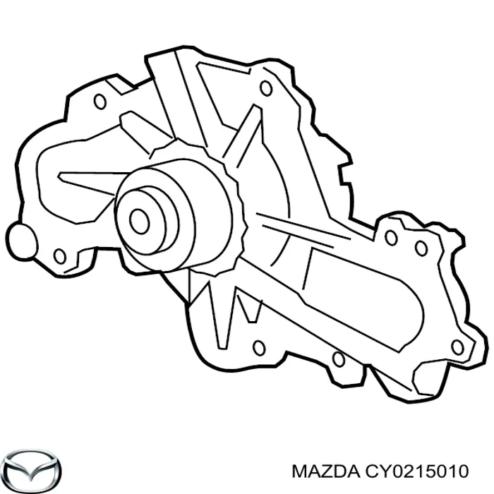 CY0215010 Mazda помпа водяна, (насос охолодження)
