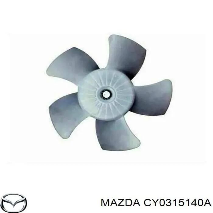 CY0315140A Mazda вентилятор/крильчатка радіатора охолодження, правий