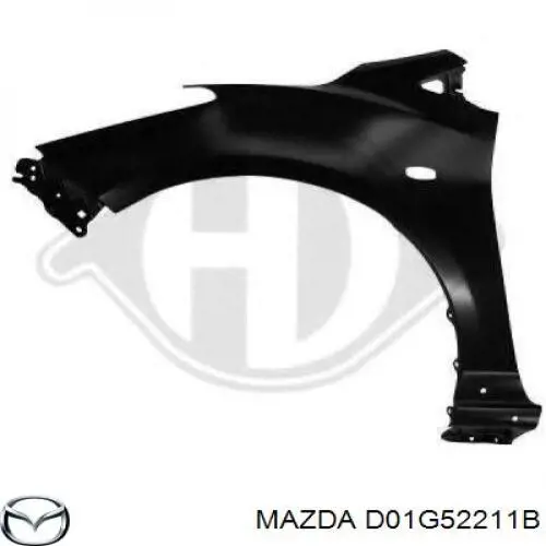 D01G52211B Mazda Переднє ліве крило
