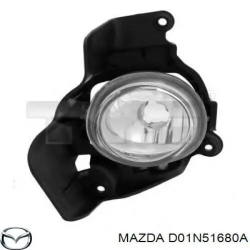 Фара протитуманна, права Mazda 2 (DE) (Мазда 2)