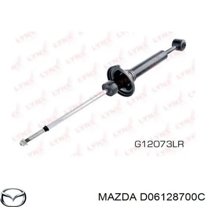 Амортизатор задній Mazda D06128700C ціна, від 37.71 USD