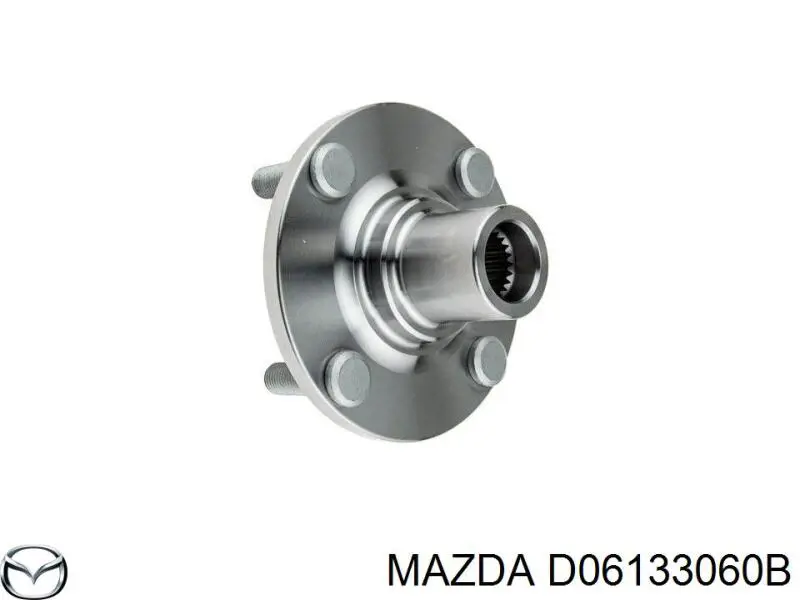 Маточина передня D06133060B Mazda