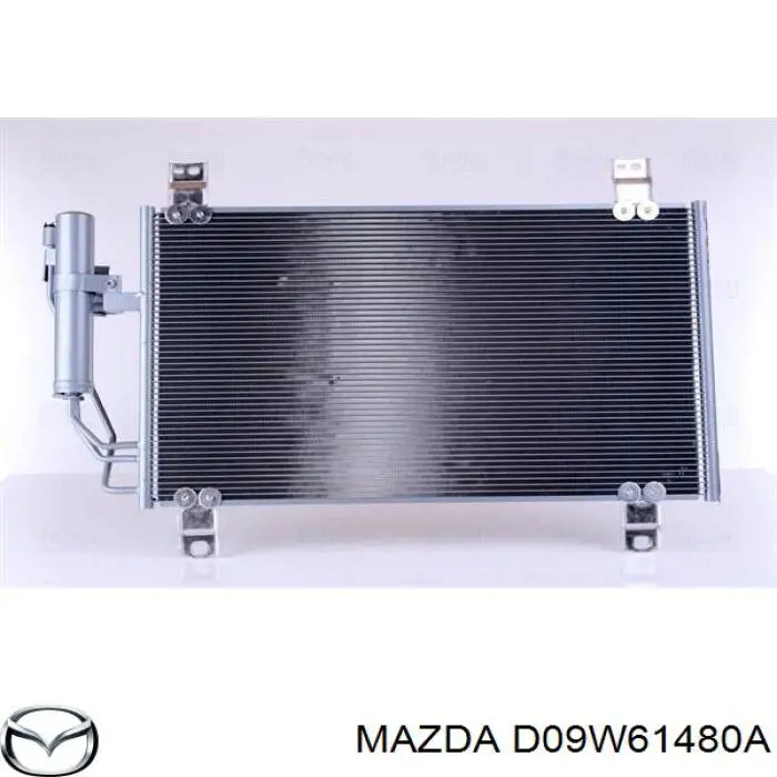 Конденсатор кондиціонера Mazda D09W61480A ціна, від 84.46 USD