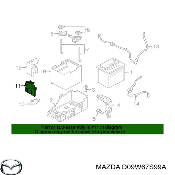  Mazda D09W67S99A ціна, від 40.84 USD