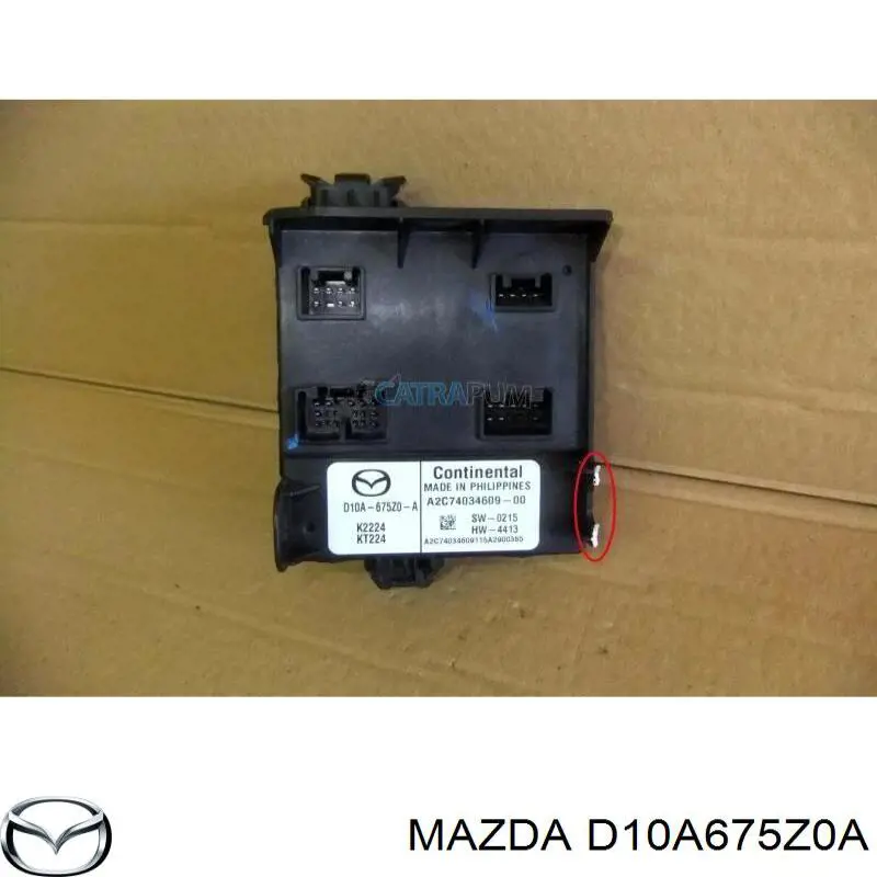 D10A675Z0A Mazda 