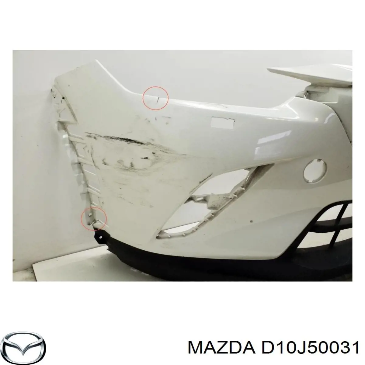 Купити D10J50031 Mazda Буфер (бампер) передній