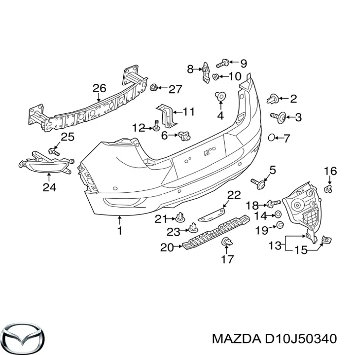  Mazda D10J50340 ціна, від 63.94 USD