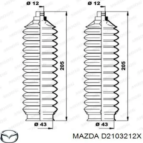Пильник рульової тяги Mazda D2103212X ціна, від 4.76 USD