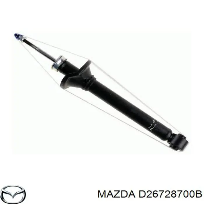 Амортизатор задній Mazda D26728700B ціна, від 51.26 USD