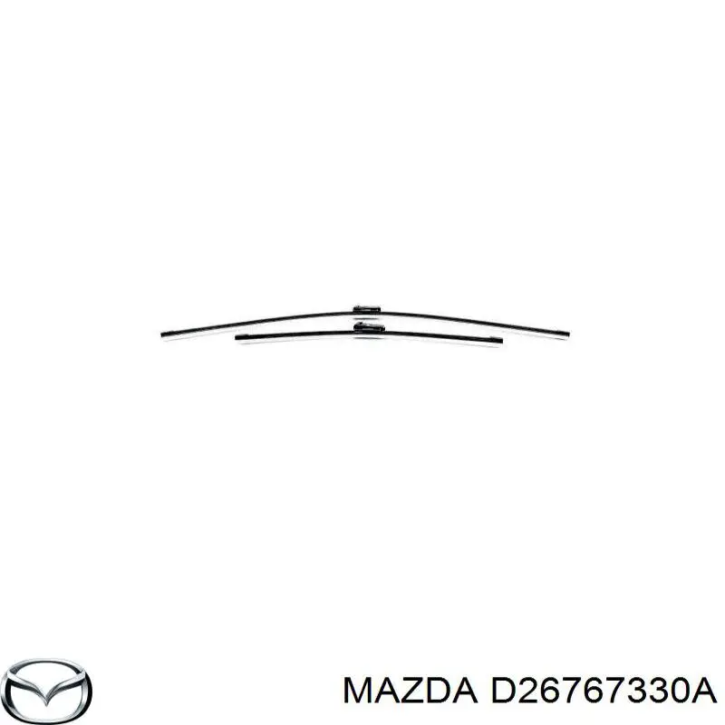 Щітка склоочисника заднього скла Mazda D26767330A ціна, від 14.79 USD