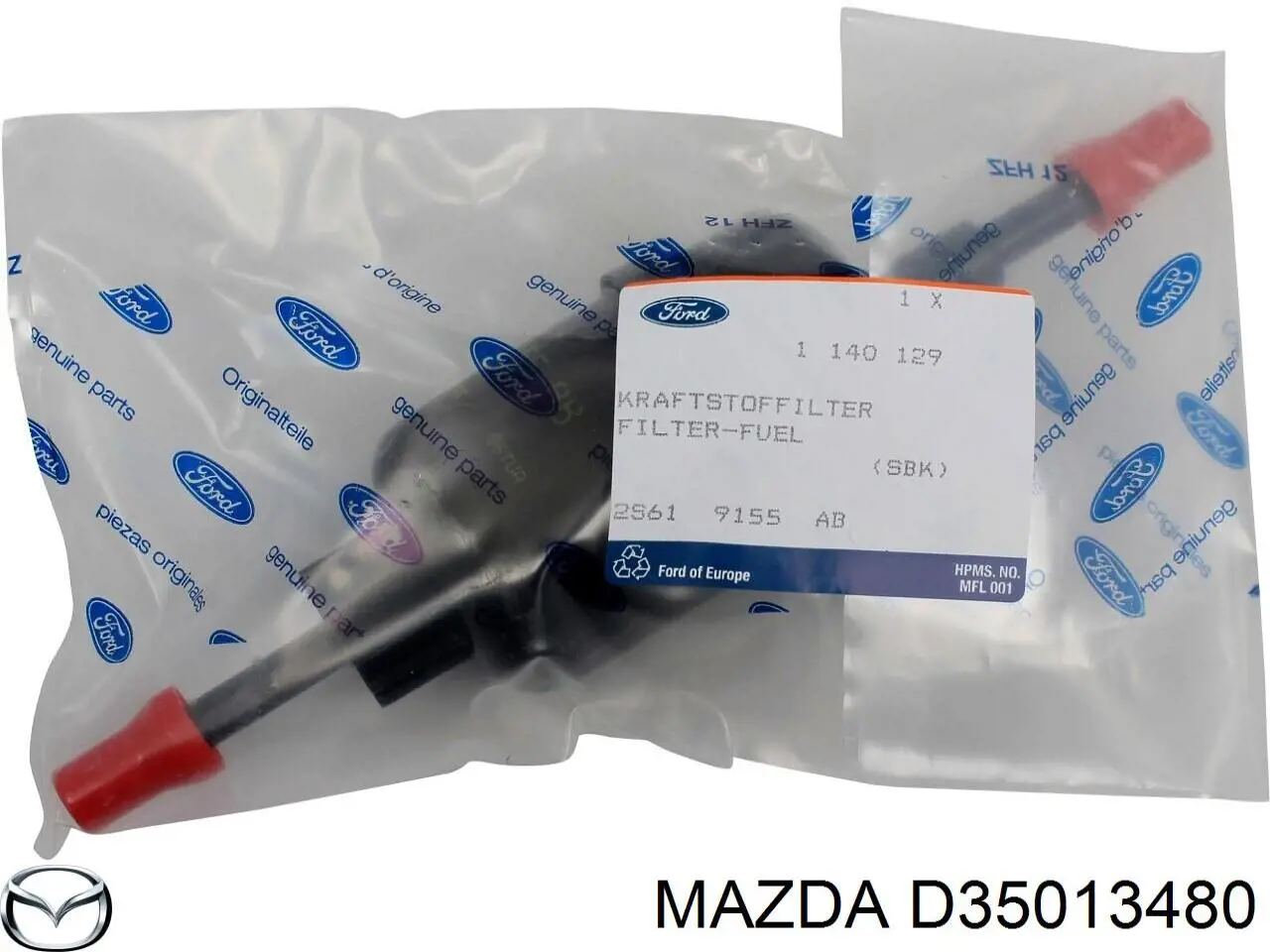 Паливний фільтр D35013480 Mazda