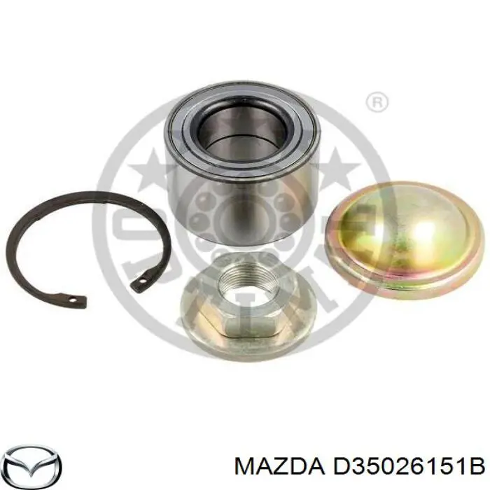 Підшипник маточини задньої D35026151B Mazda