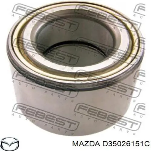 Підшипник маточини задньої Mazda D35026151C ціна, від 16.51 USD